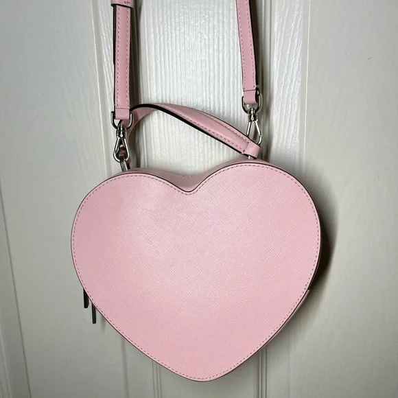 Kate Spade pink heart purse - Picture 2 of 5